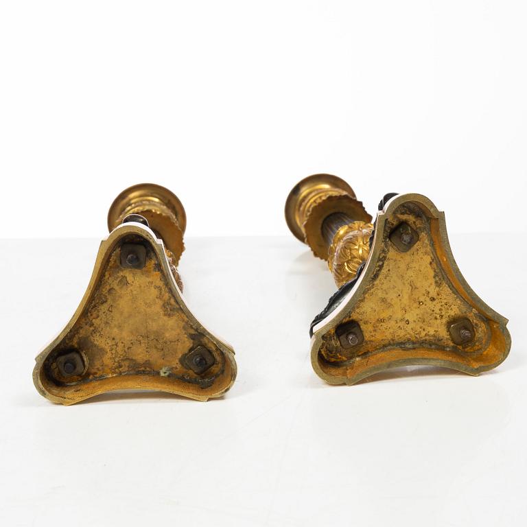 Ljusstakar, Empire, Frankrike, tidigt 1800-tal.