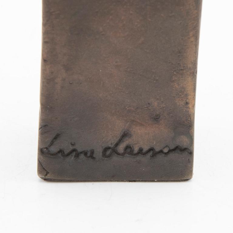 Lisa Larson, sculpture, bronze, "The Thinker".