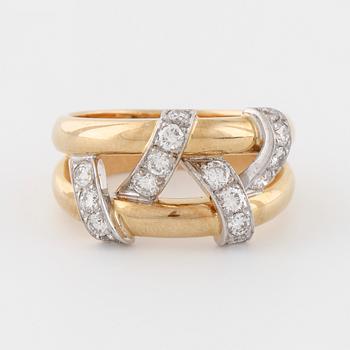 RING, med briljantslipade diamanter, totalt 0.66 ct, Engelbert, Stockholm, 1996.