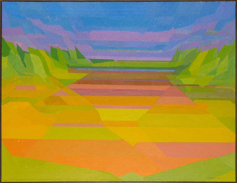 Matti Mikkola, öljy kankaalle, signeerattu ja päivätty -97.