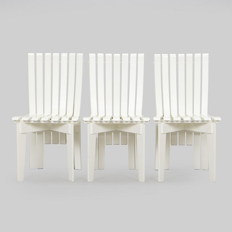 Alvar & Aino Aalto, tuoleja, 3 kpl, Aurinko-sarjaa, Artek 2000-luku.