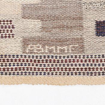 Marianne Richter, a runner, 'Gråtaggen', flat weave c 301 x 104 cm, signerad AB MMF MR.