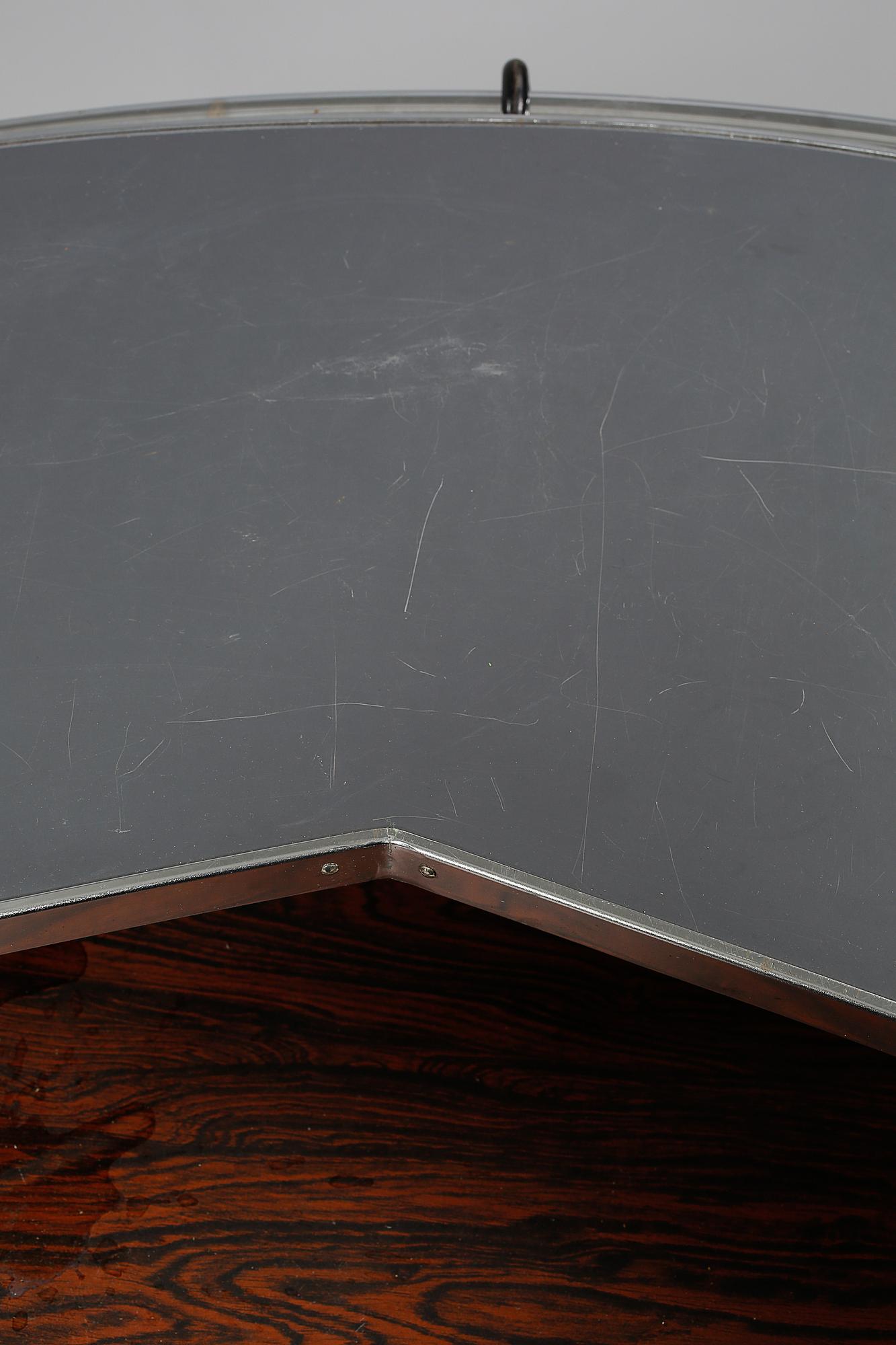 BARDISK samt BARSTOLAR, 3 st, 1950/60-tal.