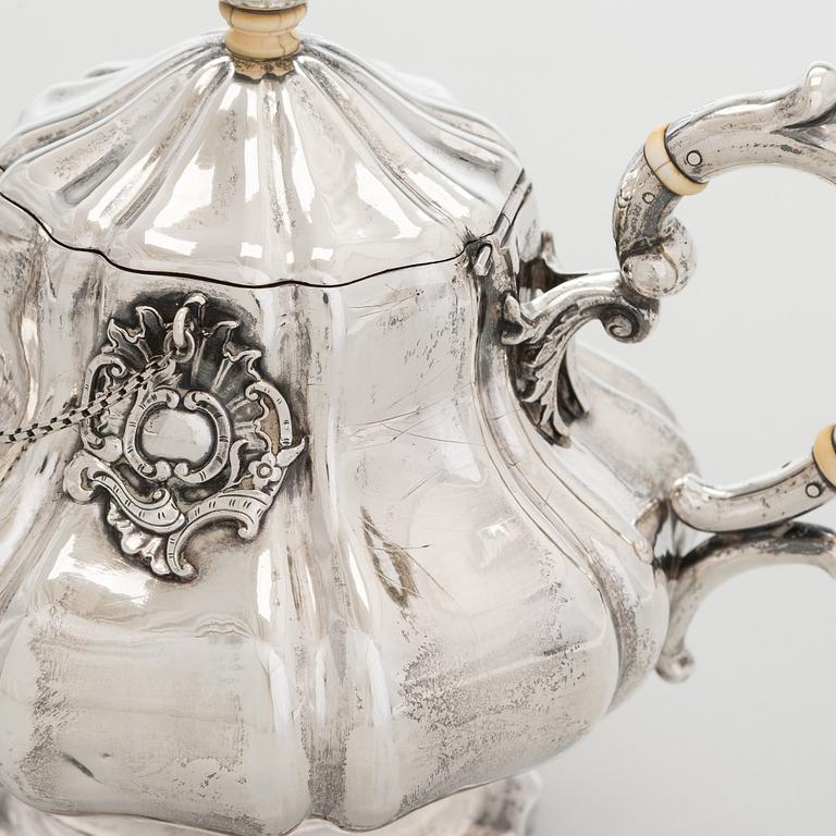 Jakob Wiberg, tekanna, silver. Moskva 1848.