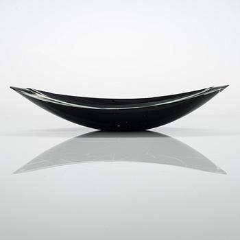 Kaj Franck, glasskulptur, "Lancett", signerad K. Franck, Nuutajärvi Notsjö -55.