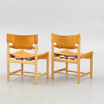 Børge Mogensen, a set of five model '3237' chairs, Fredericia Stolefabrik, Denmark.