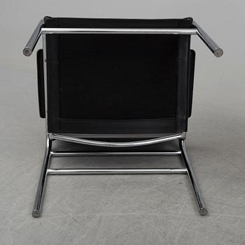 TORD BJÖRKLUND, a pair of 'Klinte' tubular steel easy chairs from IKEA.