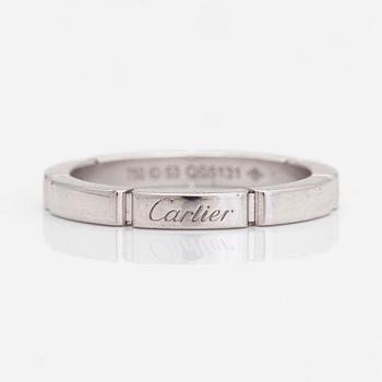 Cartier, sormus, "Maillon Panthère", 18K valkokultaa.