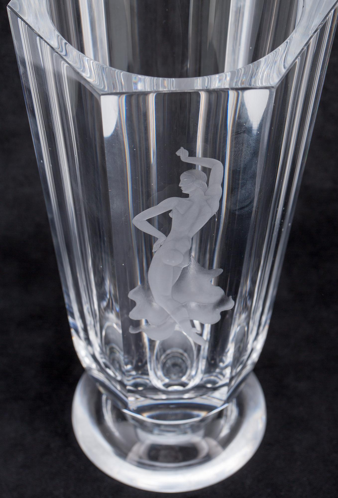 VAS, glas. Orrefors, Vicke Lindstrand trol. 1938.