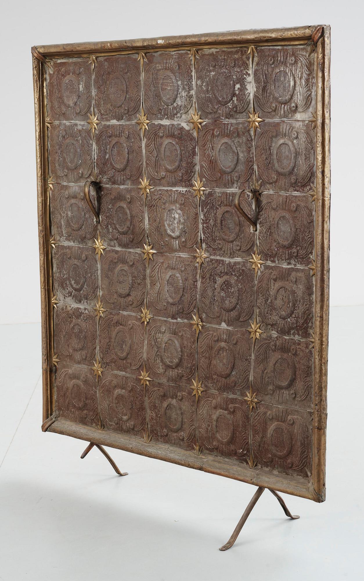 ELDSKÄRM, barock, 1600/1700-tal.