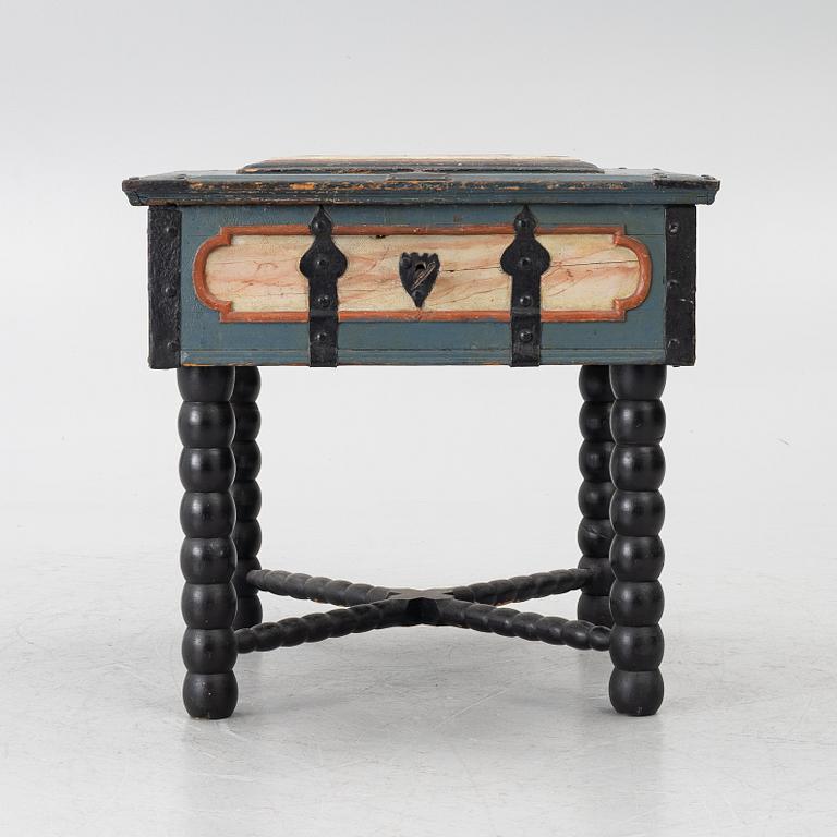 Box on a stand. 19th century.