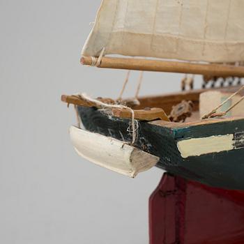 A ship model, first half of the 20th century.