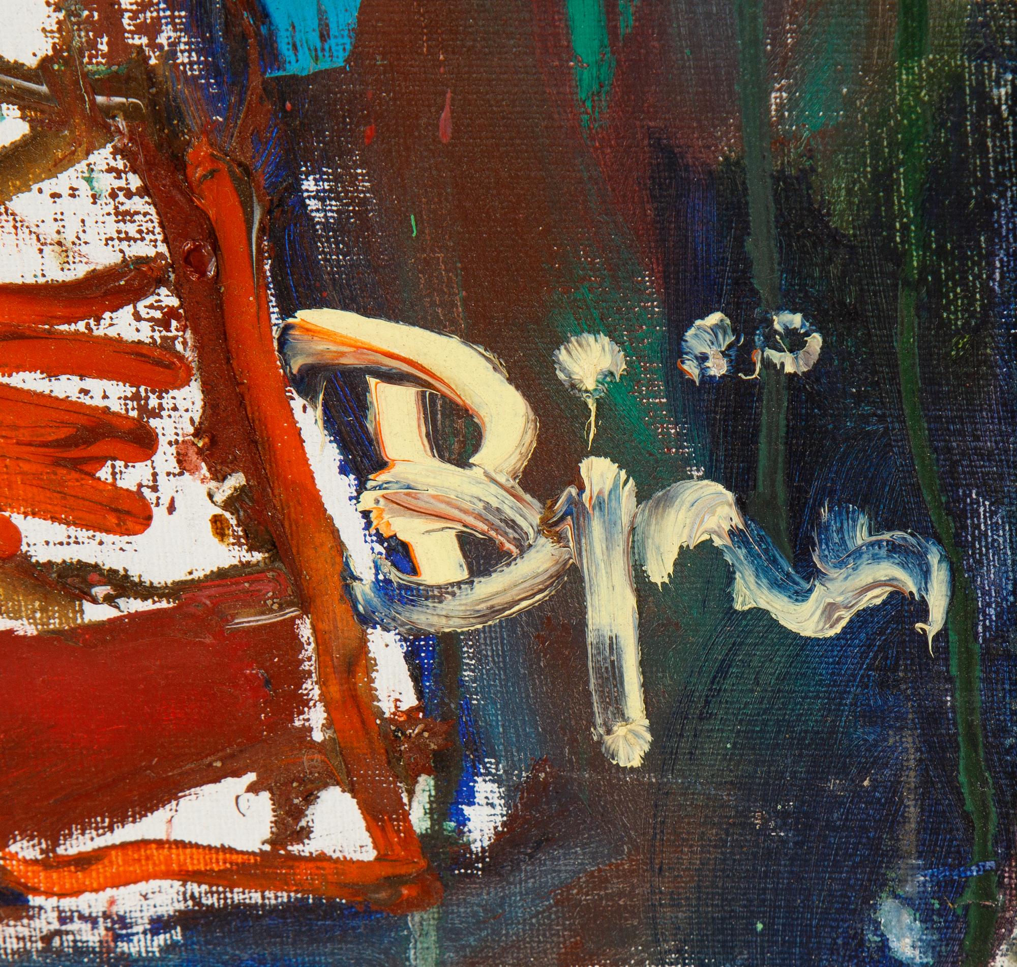 Björn Björnholt, oil on canvas, signed and dated 1989.