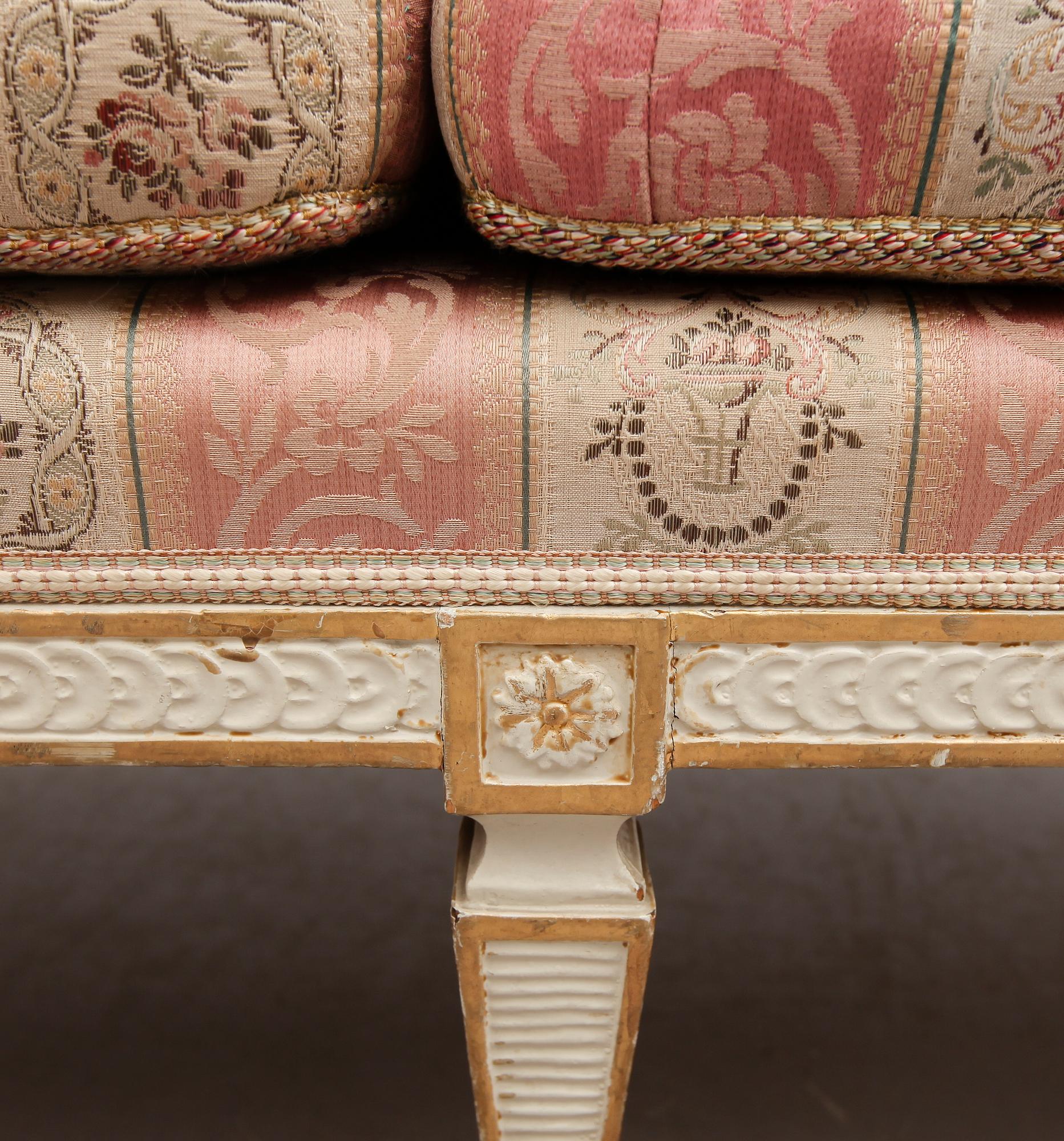 SOFFA, gustaviansk stil, 1800-/1900-tal.