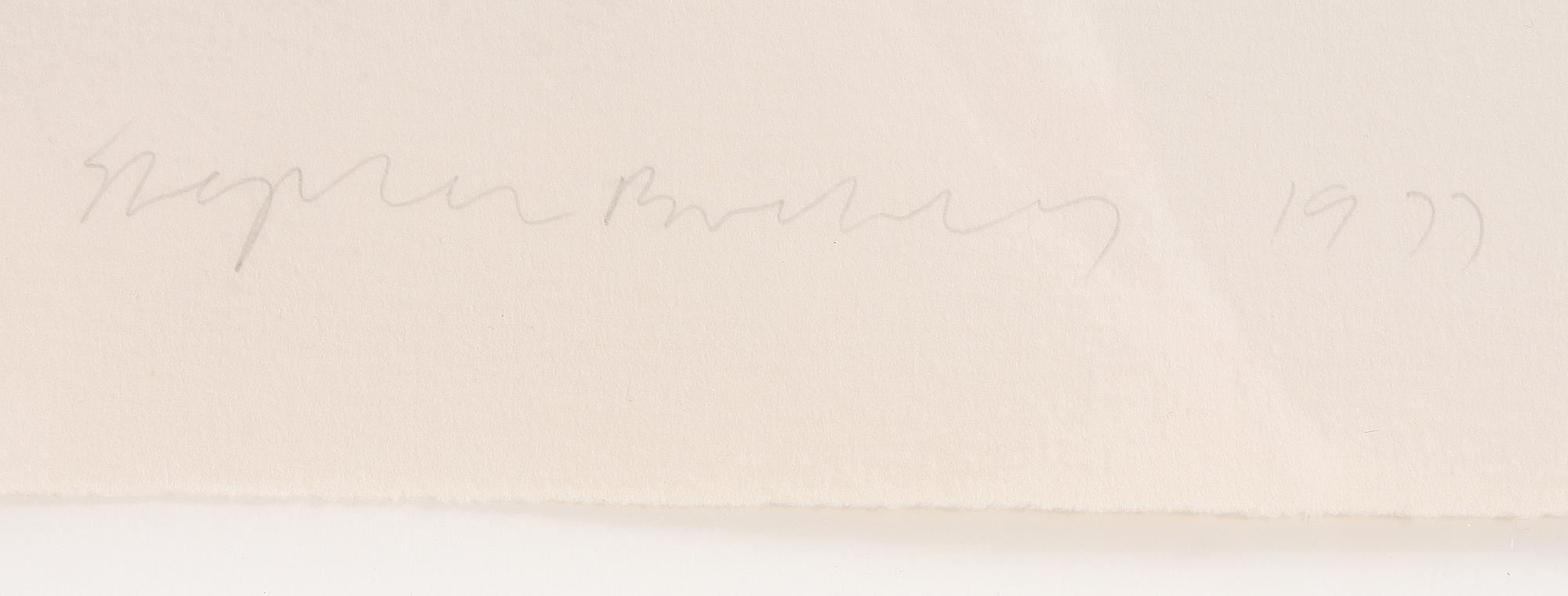 STEPHEN BUCKLEY, färglitografi, sign, dat 77 och numr 29/50.