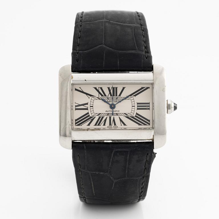 Cartier, Tank Divan, armbandsur, 38 x 24 (30) mm.