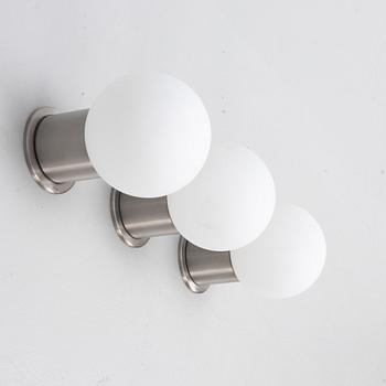 A set of three wall lights / ceiling lights, Glashütte Limburg.