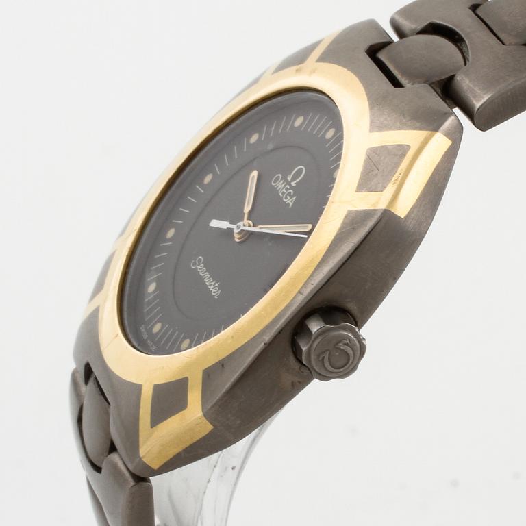 OMEGA, Seamaster, Titane Quartz, "Polaris", armbandsur, 32 mm.