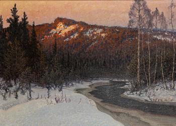 Anshelm Schultzberg, "Vinterkväll".