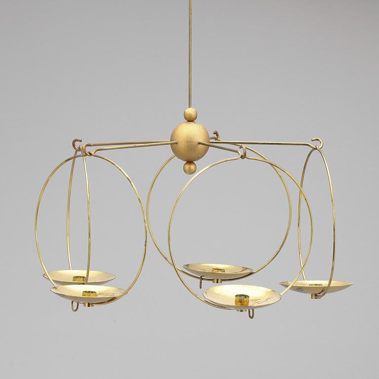 LJUSMOBIL, mässing, Kaija Aarikka, Finland, 1900-talets andra hälft.