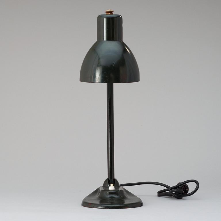 MARIANNE BRANDT & HIN BREDENDIECK, skrivbordslampa, Kandem, Tyskland ca 1927, modell nr 756.