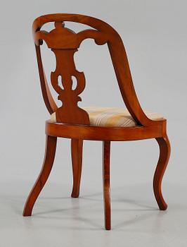 STOLAR, 6 st snarlika, s k Göteborgsstolar, 1800-tal.