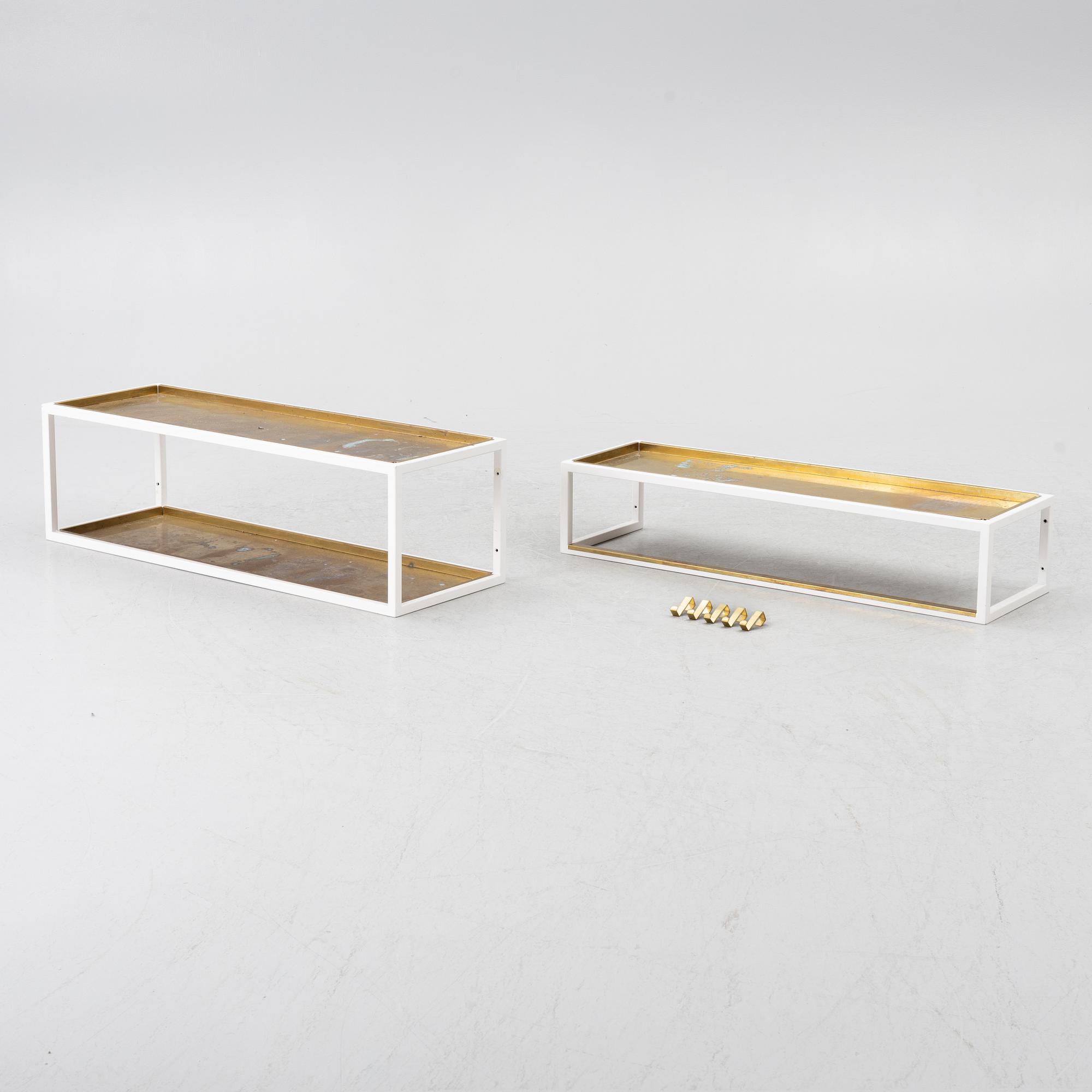 Ulf Scherlin, hat rack and shoe stand, 2000s.