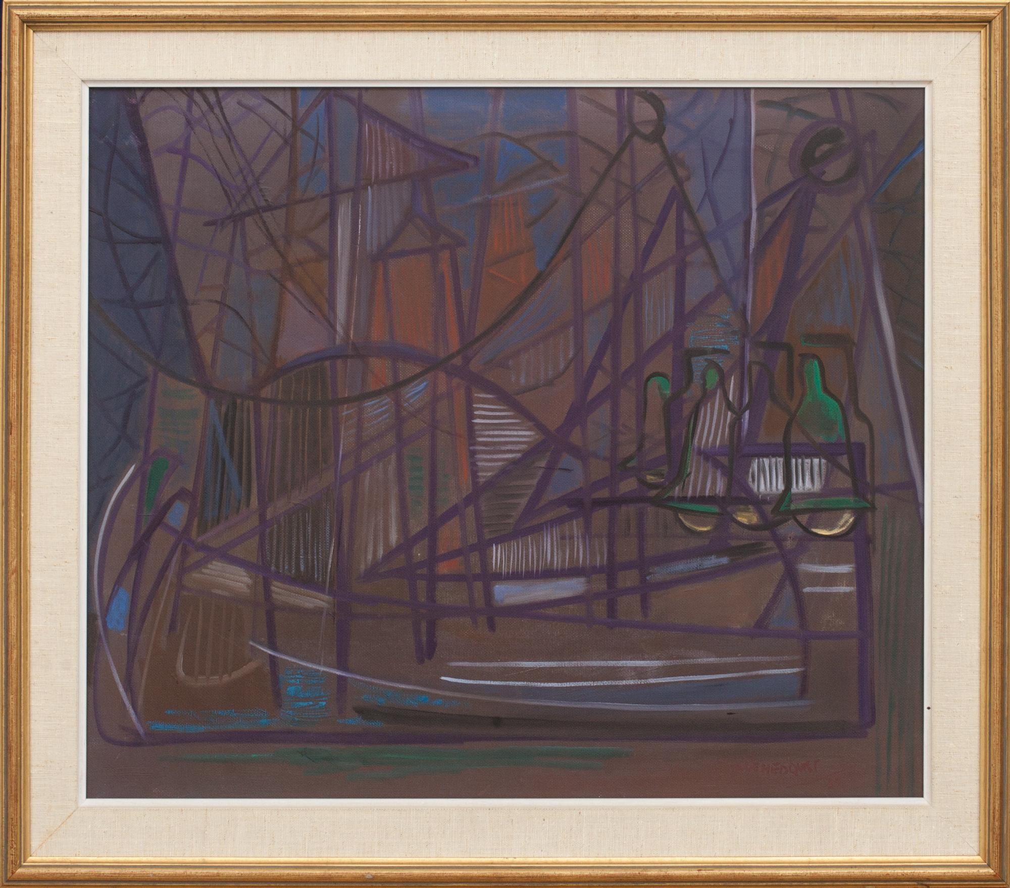 TAGE HEDQVIST, olja på duk, signerad.