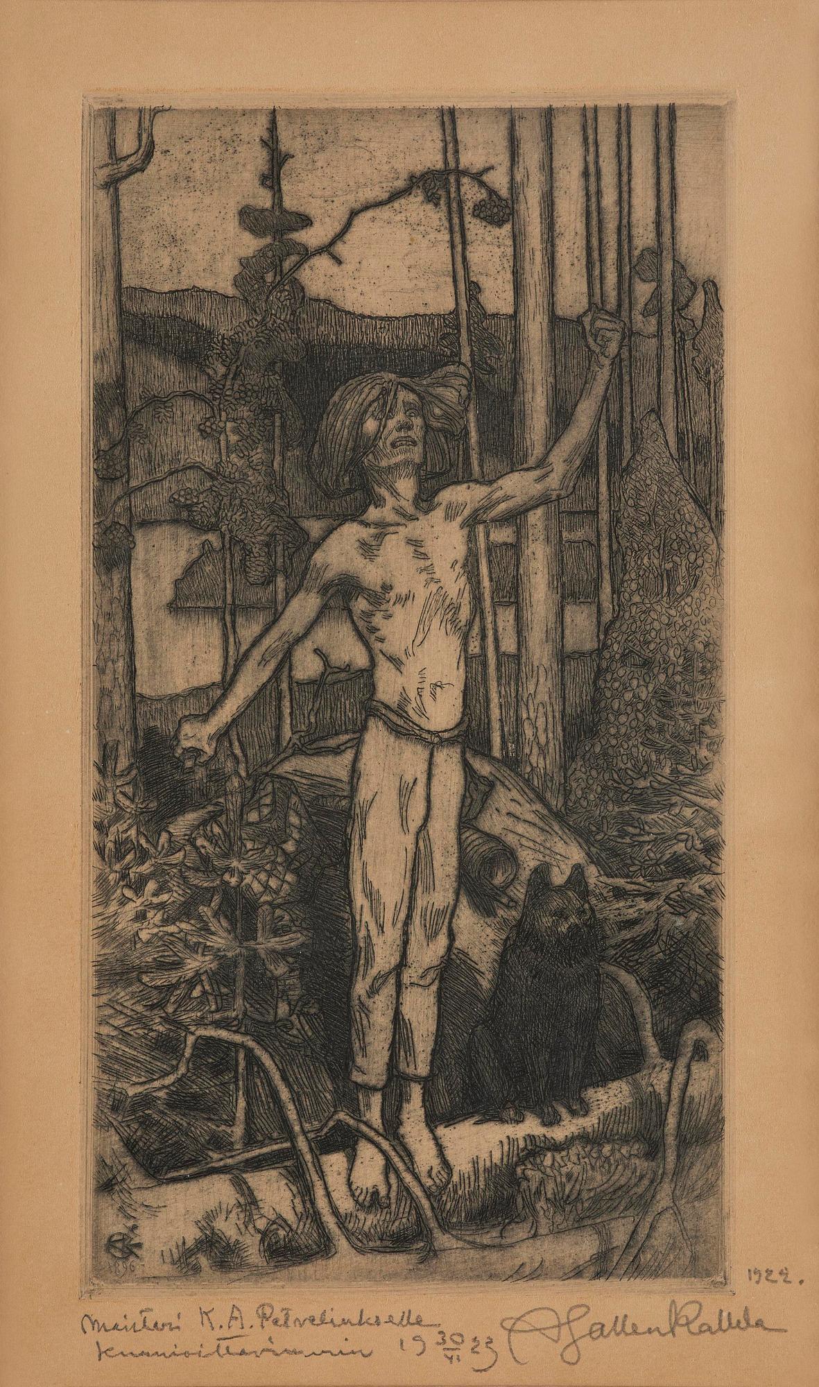 Akseli Gallen-Kallela, "Kullervo´s curse".