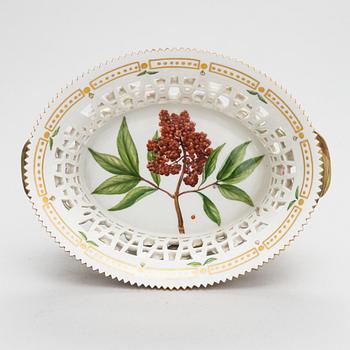 A Danish 1965 porcalain bowl 'Flora Danica' by Royal Copenhagen.