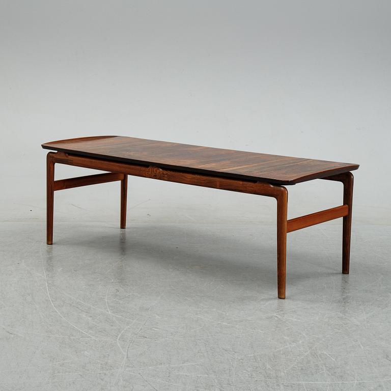 A rosewood coffee table by Peter Hvidt & Orla Molgaard Nielsen, France & son, Denmark, 1960's.