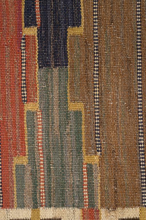 Märta Måås-Fjetterström, a carpet, matta, "Blå heden", flat weave, ca 294 x 236 cm, signed MMF.