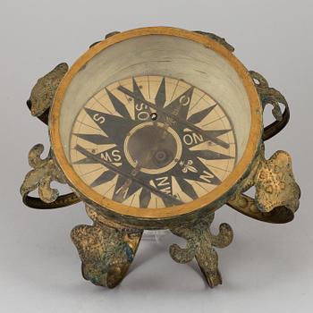 A ca 1900 hanging compass.