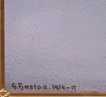Gustaf Fjaestad, "Förvinter (Duved Jämtland)".