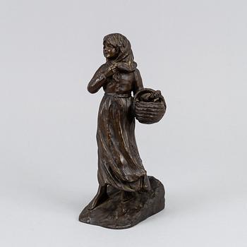 Lena Börjeson, sculpture. Signed. Bronze.