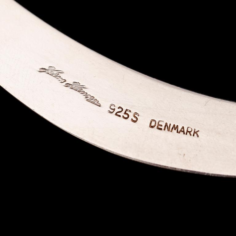 HALSSMYCKE, sterlingssilver, Hans Hansen, Danmark. Vikt ca 70 g.
