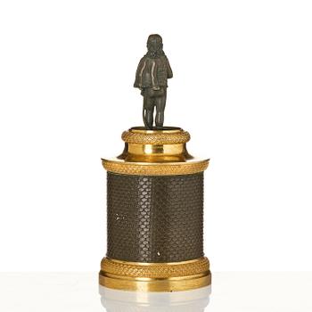 Reseljusstake med skrivutensilier, Frankrike, 1800-talets början, Empire.