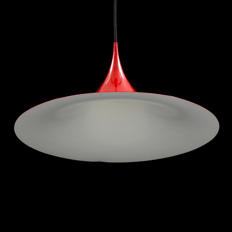 A 'Semi-pendel' ceiling lamp by Claus Bonderup for Fogh & Mörup, Denmark.