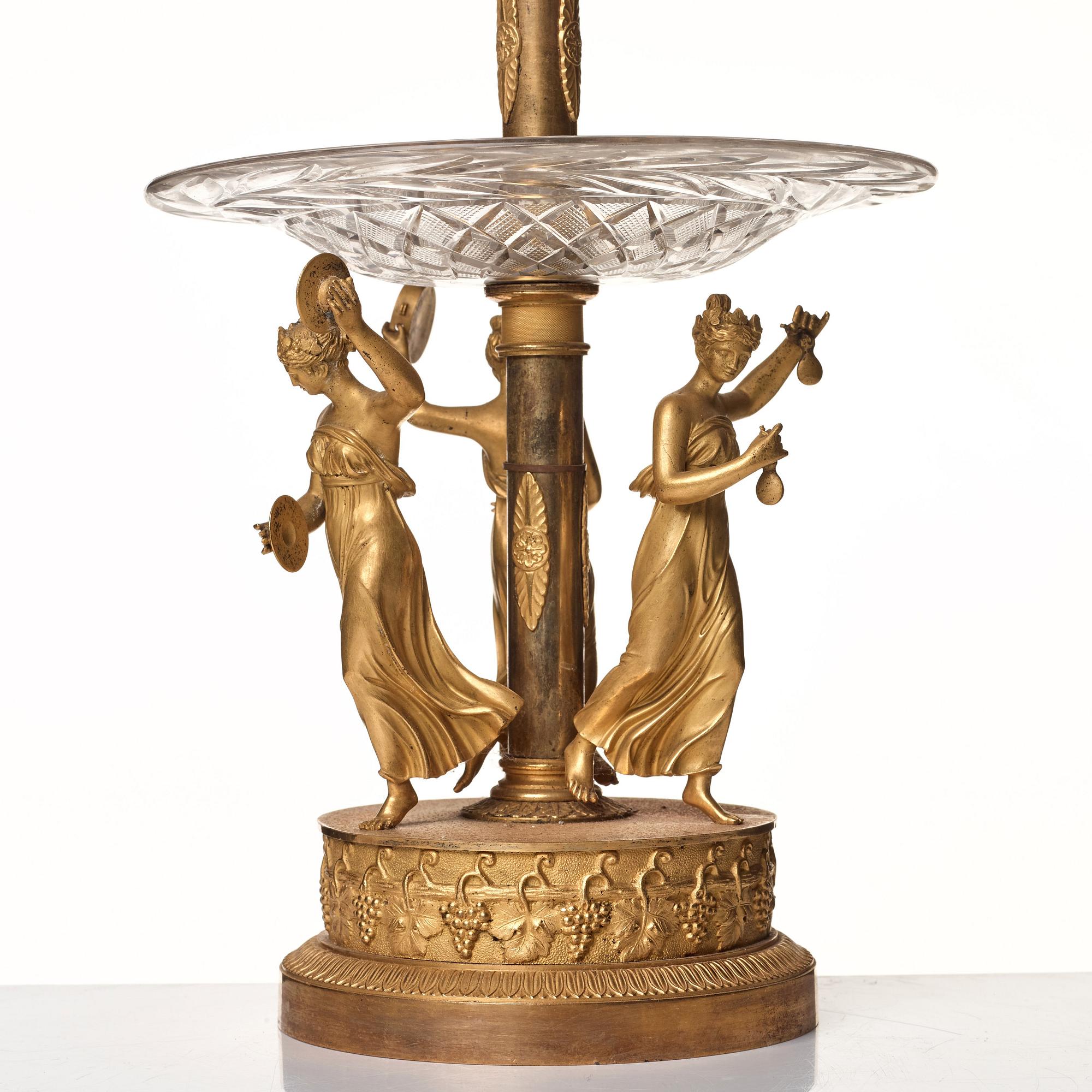 BORDSUPPSATSER, ett par, av Pierre Philippe Thomire (1751–1843) Paris, Empire.