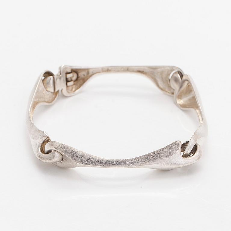 Björn Weckström, armband, "Armilla", sterlingsilver. Lapponia 1977.