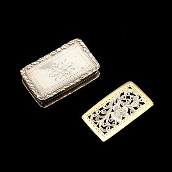 VINAIGRETT, silver, England, 1700-/1800-tal.