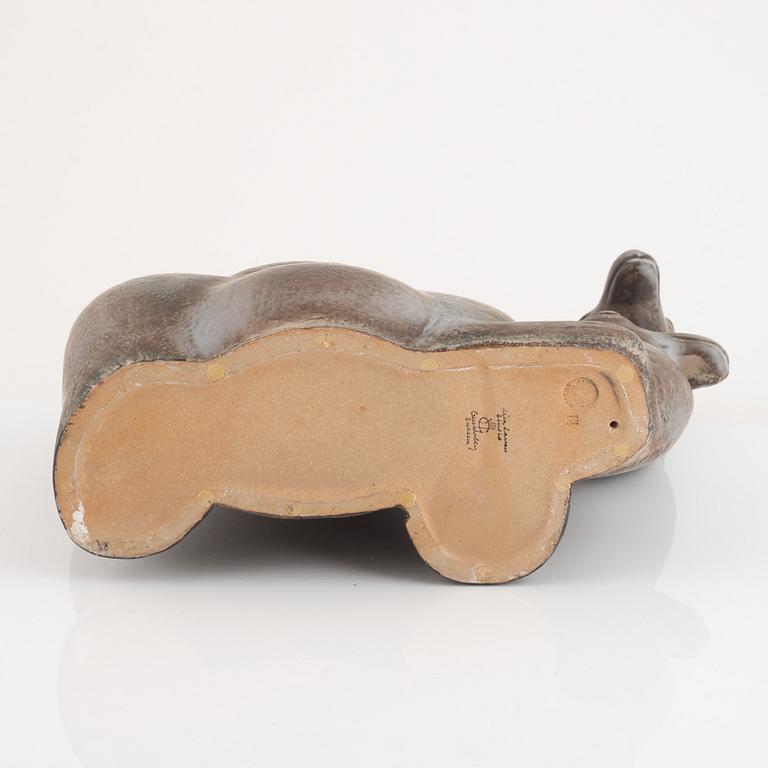 Lisa Larson, a "Dromedary" stoneware figurine, Gustavsbergs Studio, Sweden.
