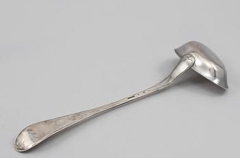 SOPPSLEV, silver, Zachris Lundqvist, Stockholm, 1801, vikt 250 gram.