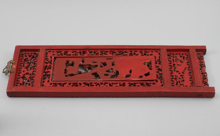 VÄGGDEKORATIONER, ett par, Kina, 1900-tal.