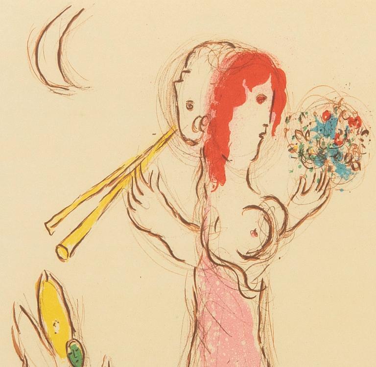 Marc Chagall, "Daphnis and Chloë" 1960.