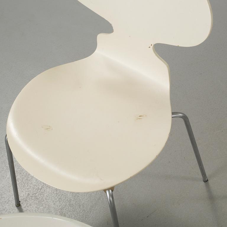 ARNE JACOBSEN, stolar, 6 st, "Myran", Fritz Hansen, 1970.