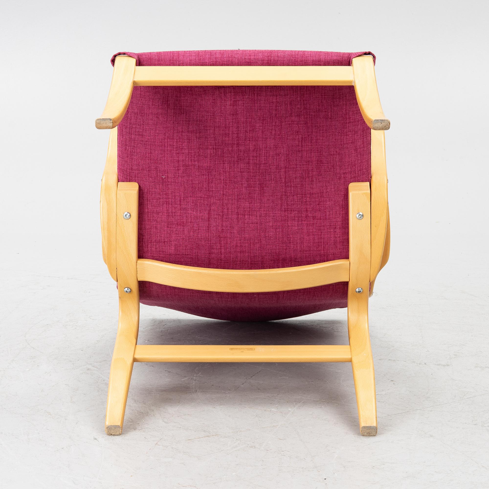 Bruno Mathsson, Armchair, 'Mina', Mathsson International, 1994.