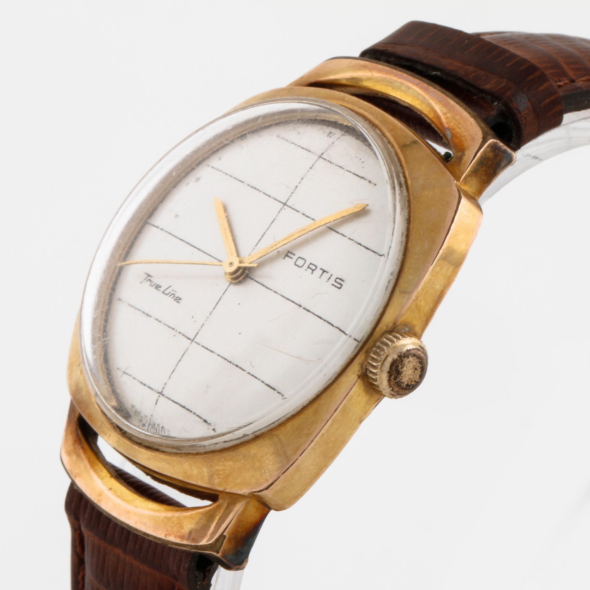 FORTIS, True Line, wristwatch, 32 x 33 (41) mm, - Bukowskis