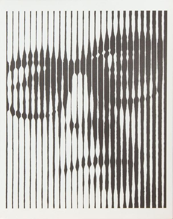 VICTOR VASARELY, 7 serigrafier i mapp, signerade och numrerade.
