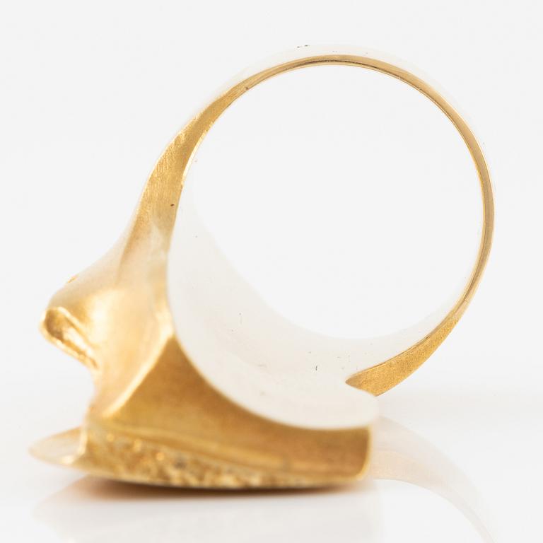 Björn Weckström ring "Sormusten herra" 18K gold, for Lapponia.